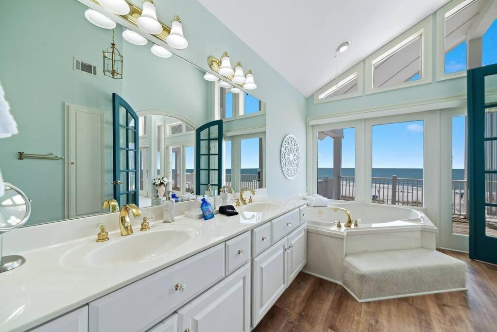 Oceanfront/Zero Steps To Beach/Views/4Br Gulf Shores Exterior foto