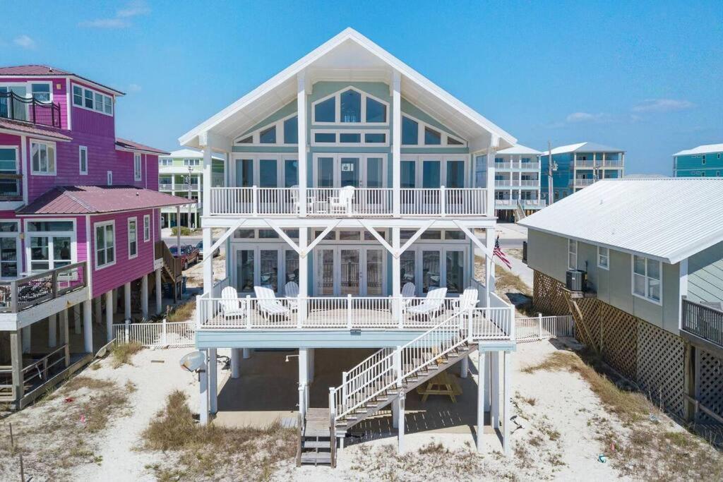 Oceanfront/Zero Steps To Beach/Views/4Br Gulf Shores Exterior foto