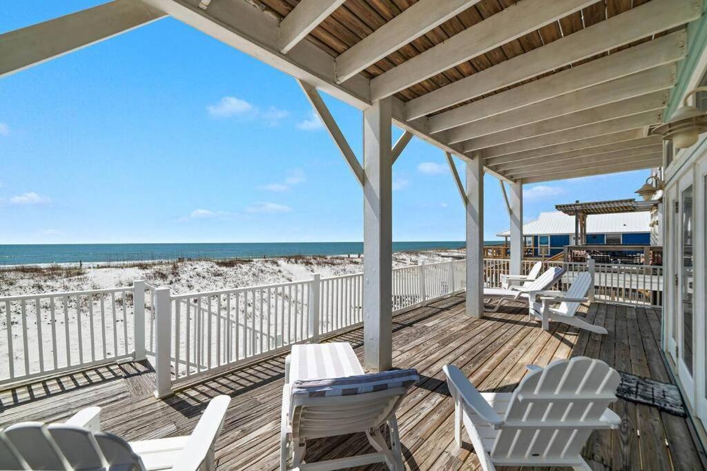 Oceanfront/Zero Steps To Beach/Views/4Br Gulf Shores Exterior foto
